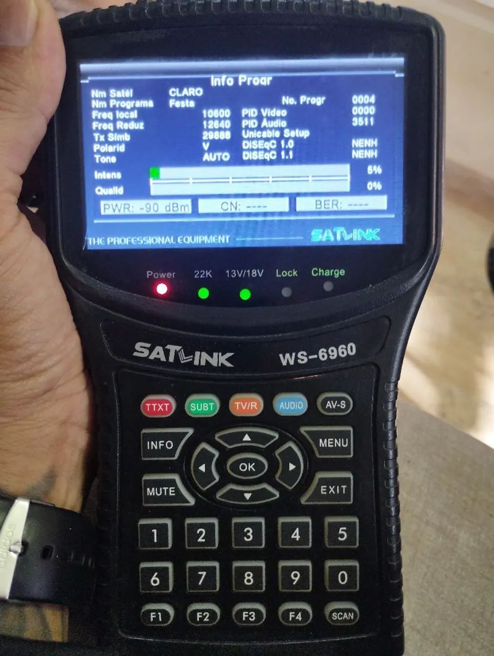 Receptor de Satélite SATLINK WS-6960