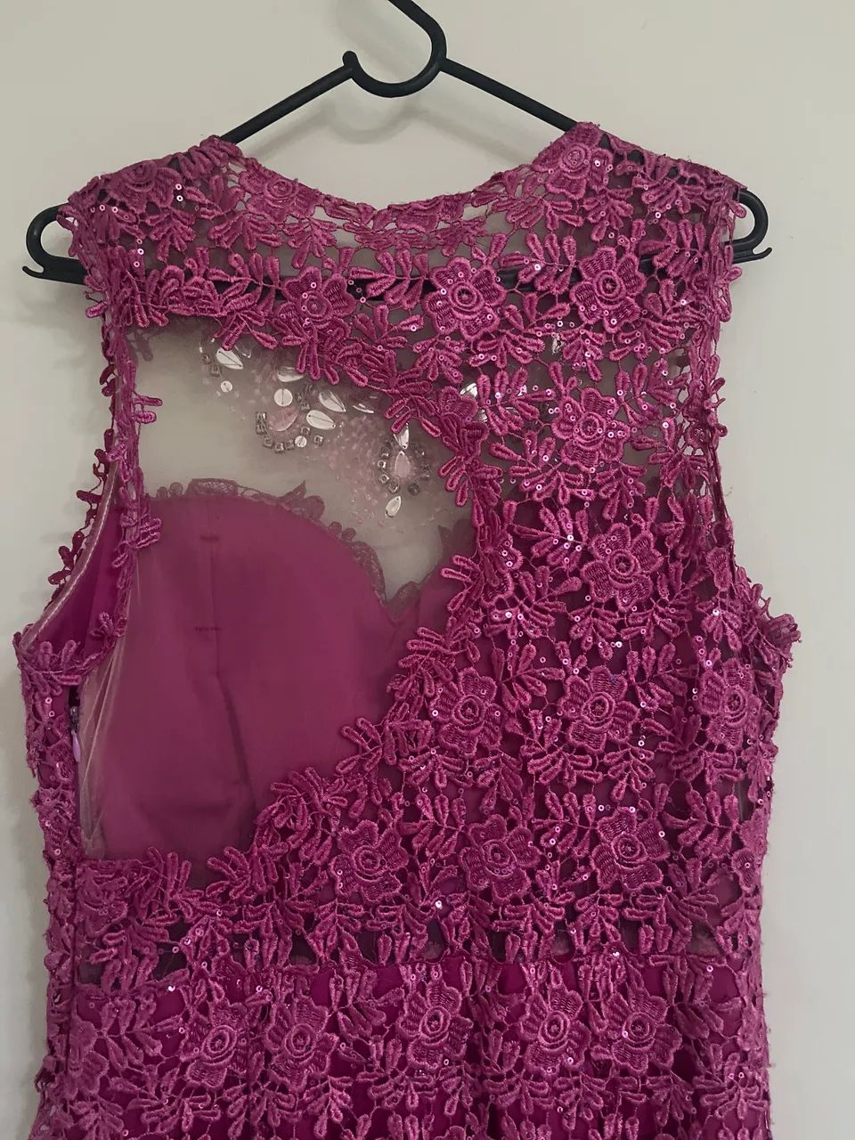 Vestido de festa rosa curto P - Foto 4