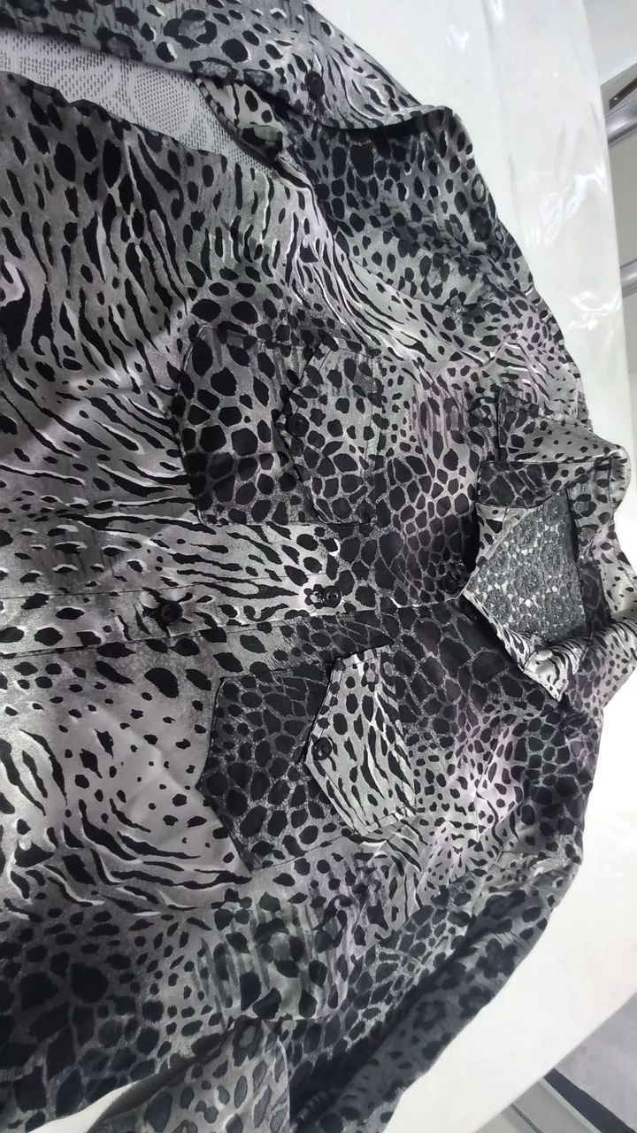 Camisa Feminina Animal Print - Foto 4