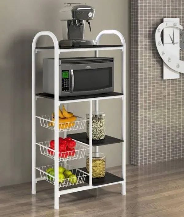 Fruteira simples branca 