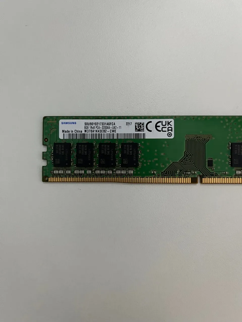 Memória RAM Samsung 8GB DDR4 3200MHz