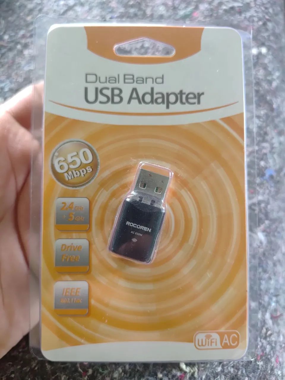 Wi-Fi Dual Band AC650M ROCOREN USB 