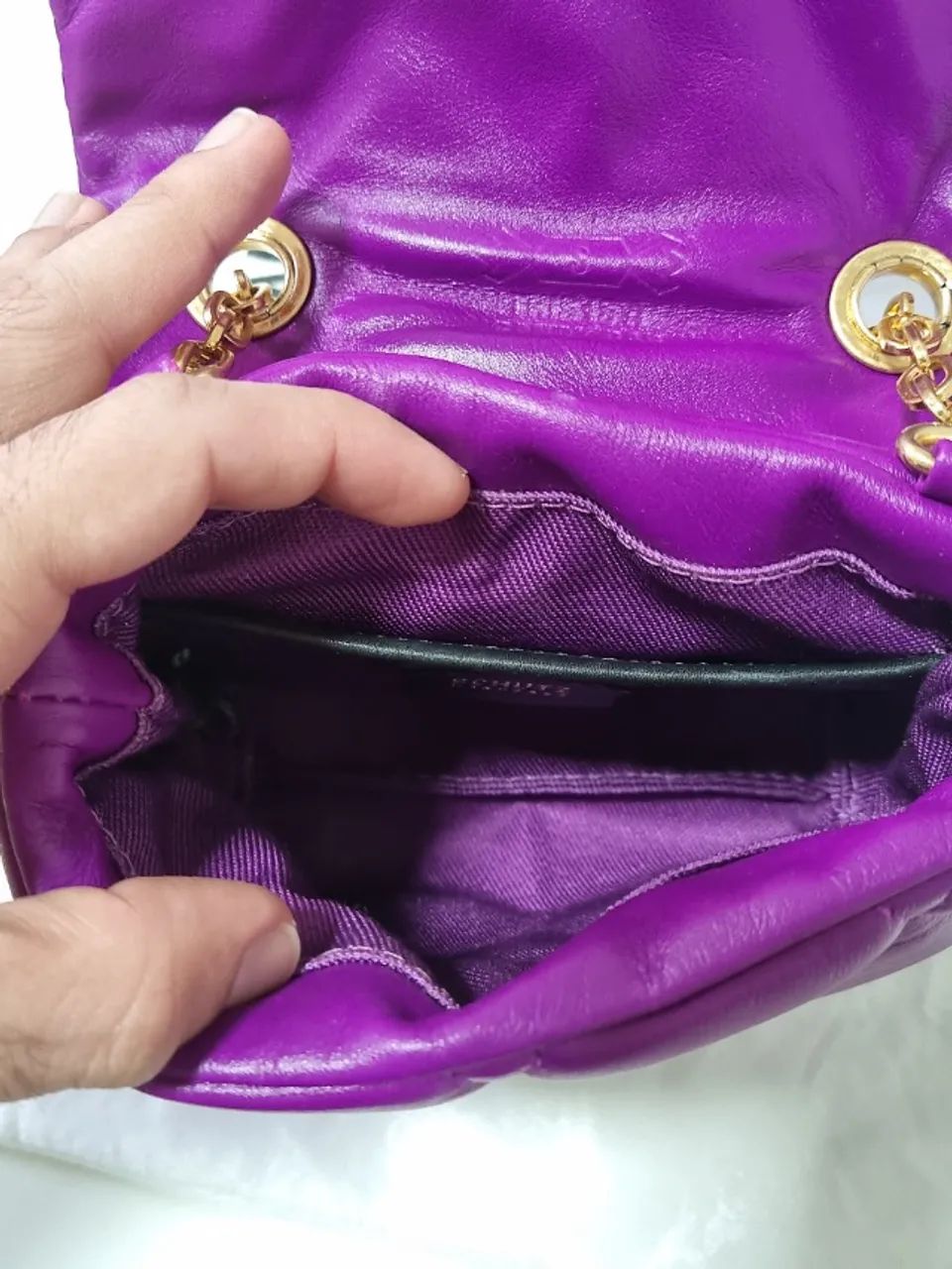 Bolsa Schutz roxa - Foto 5