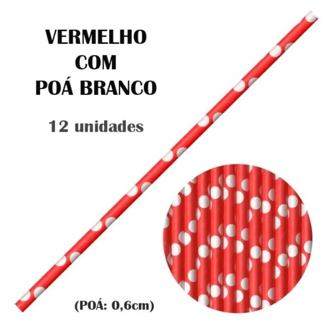 Canudos de papel PROMOÇÃO 