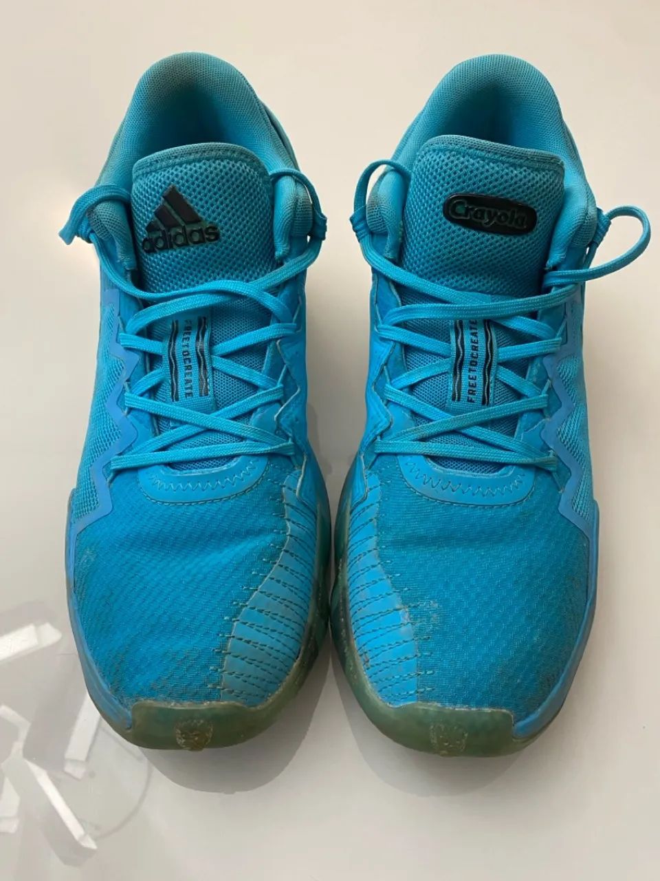 Tênis Adidas 43 Donovan Mitchell Issue 2 -Azul e Preto Tamanho  - Foto 3