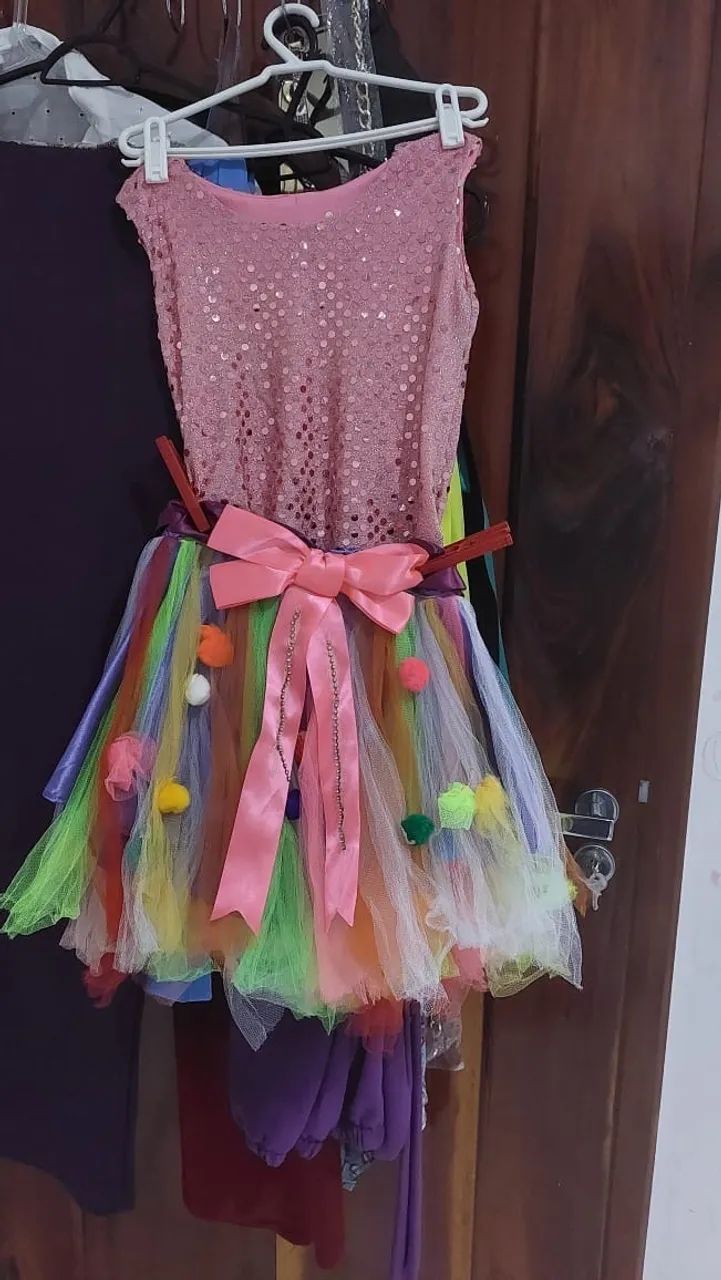 Fantasia de bailarina colorida