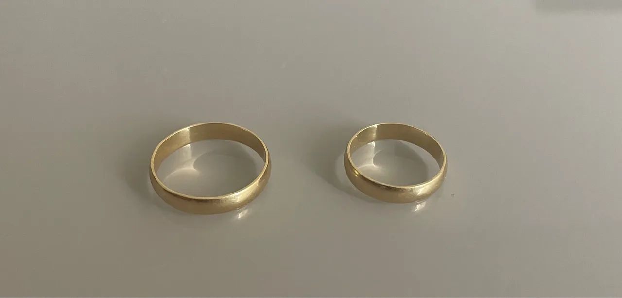 Alianças de Ouro 18 K