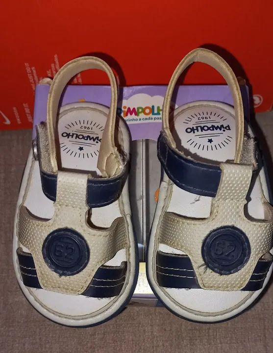 Sandálias Pimpolho Bebê - Tamanho 04