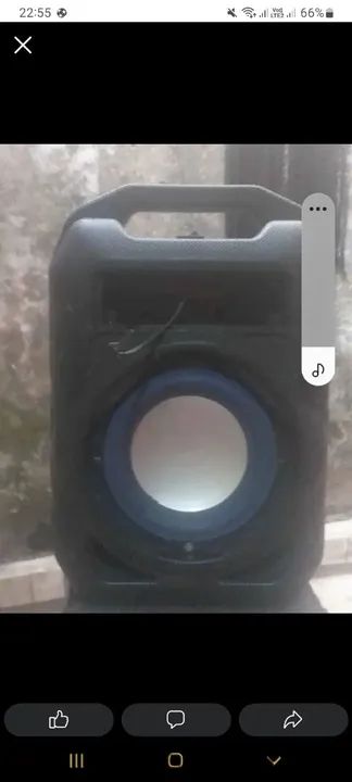 Três caixas de som da marca sumai  - Foto 3