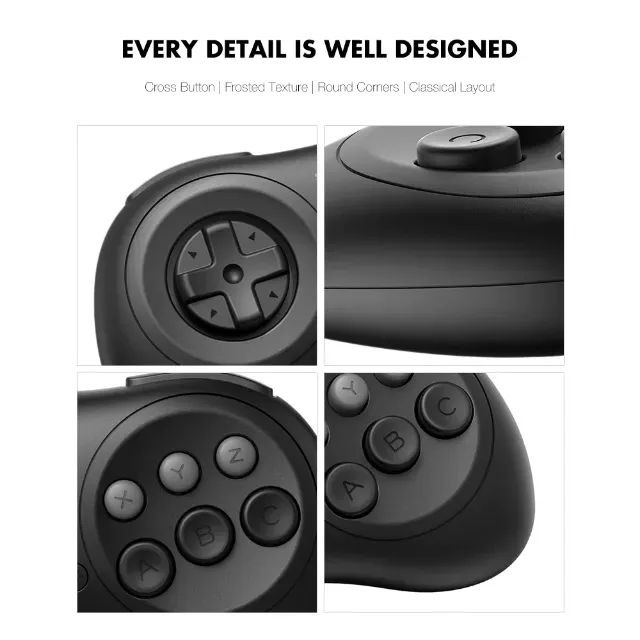 Controle M30 Bluetooth p/ Nintendo Switch, Switch 2, PC, Android, Steam, macOS e Windows - Foto 3
