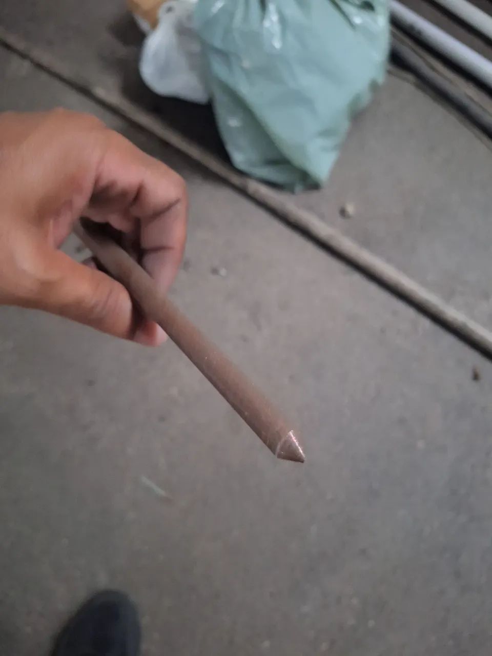 Varão de cobre para aterramento