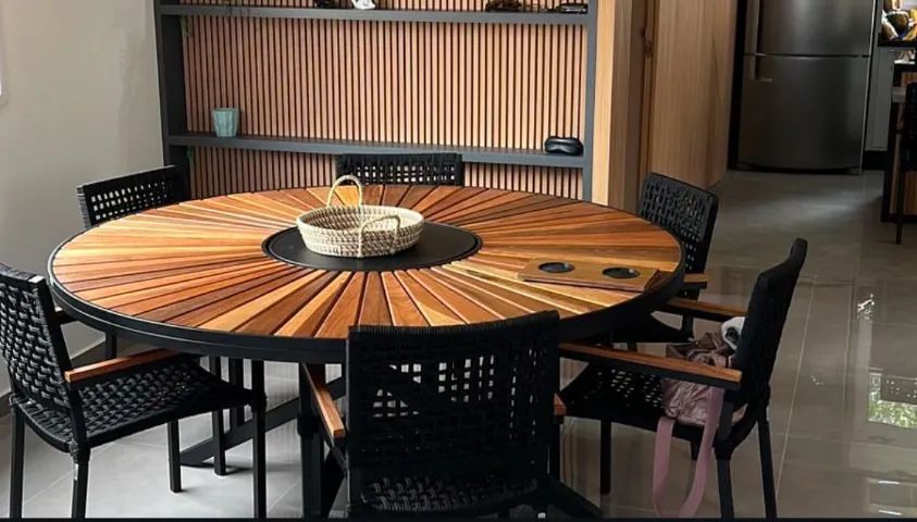 MESA PARA ÁREA EXTERNA - TAMPO PIZZA