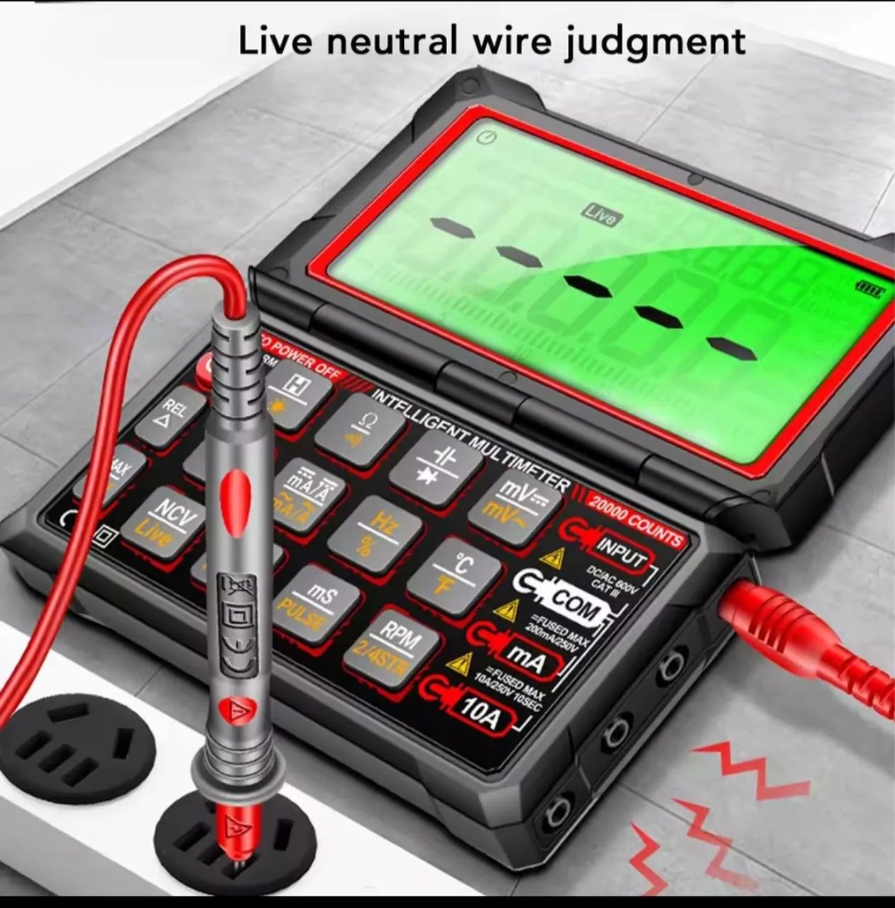 ANENG 623 MULTÍMETRO DIGITAL 20000 contagem  - Foto 2