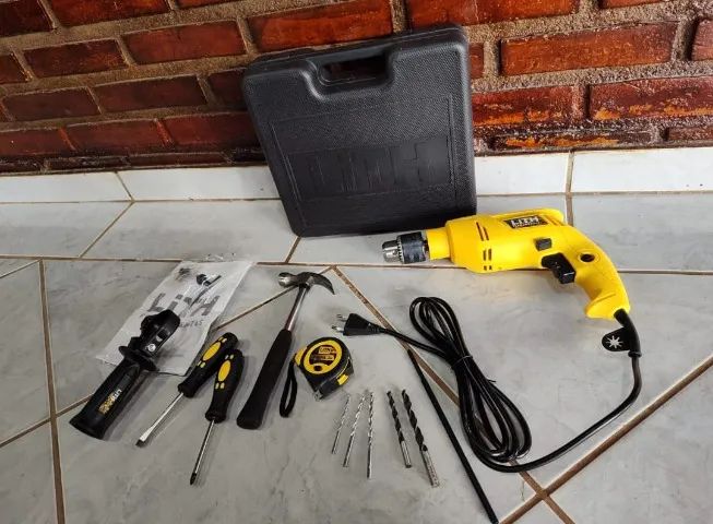 Furadeira De Impacto 1/2 Pol. 720w 220v Maleta E Acessórios