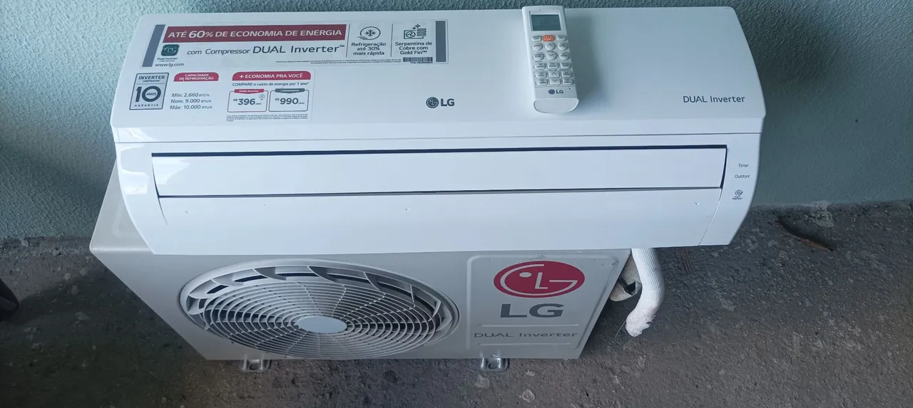 Vendo ar condicionado 9 mil btu inverter instalado