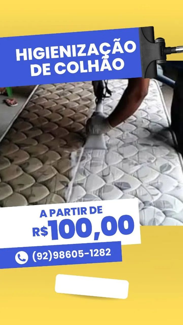 Colchão sofa limpeza lavagem a seco