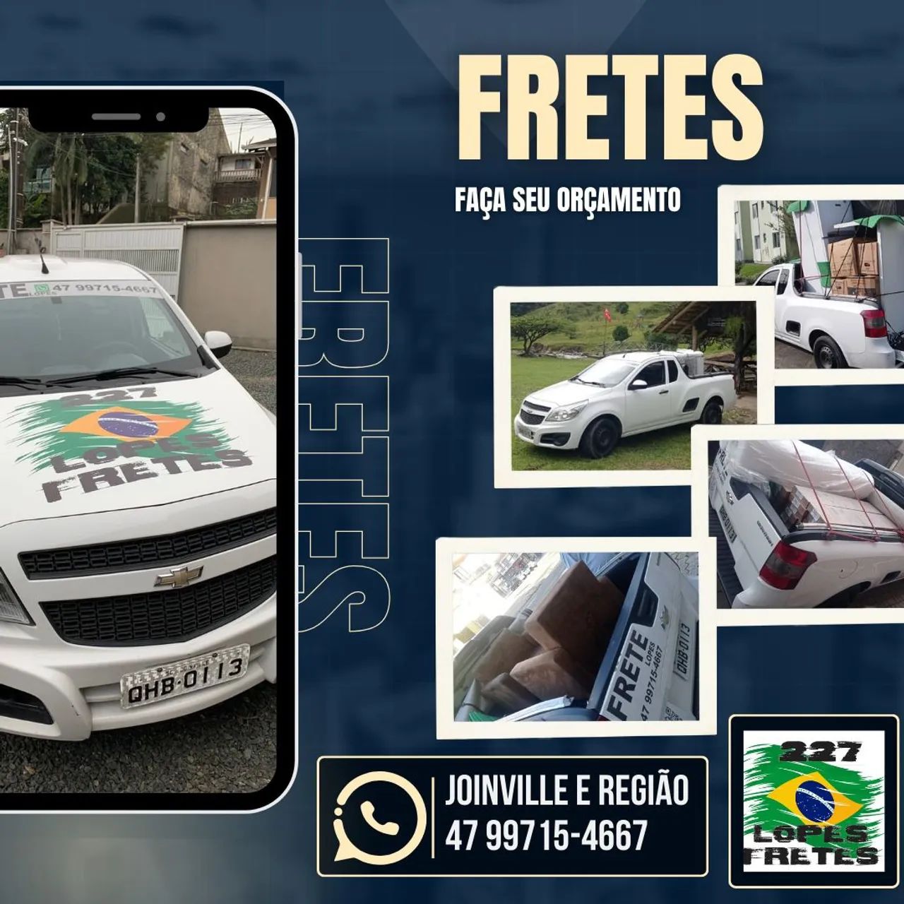 Fretes entregas, Joinville e região  - Foto 2