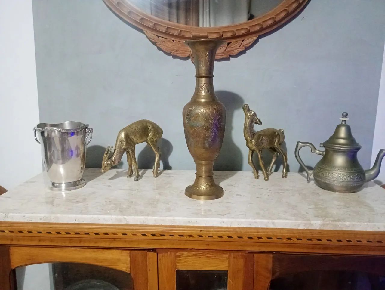 Vaso ? Indiano bronze  - Foto 2