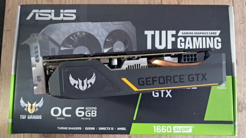 Oportunidade! Placa de Vídeo NVidia Geforce Asus GTX 1660 Super 6GB GDDR6 OC Edition