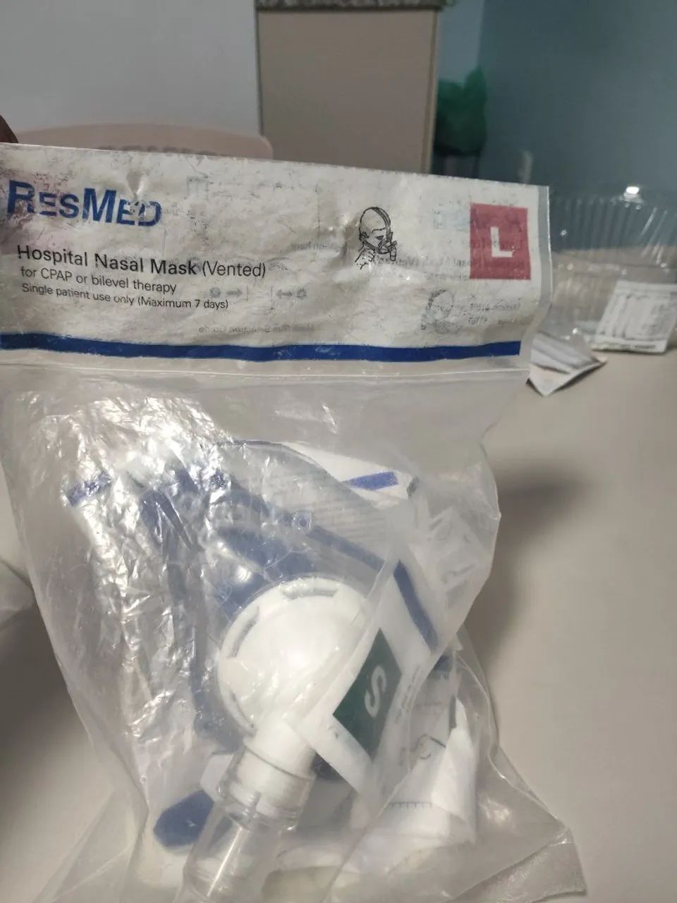 Máscara hospitalar Facial Resmed