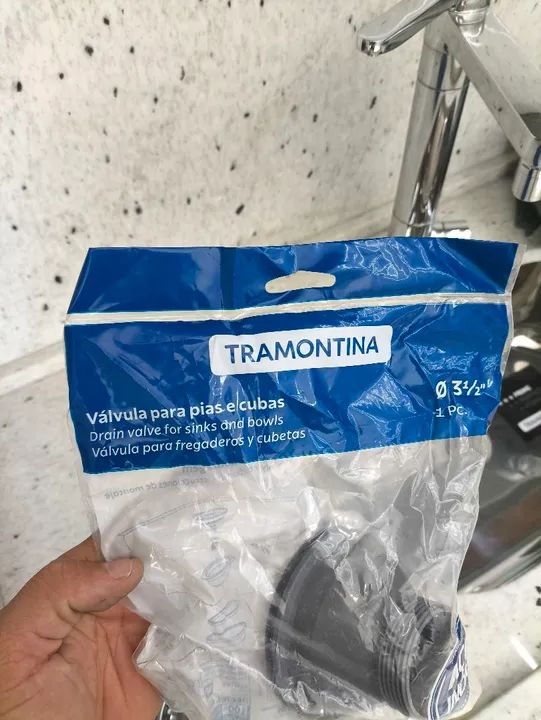 Válvula pra cuba de Cozinha 100% Tramontina  - Foto 5
