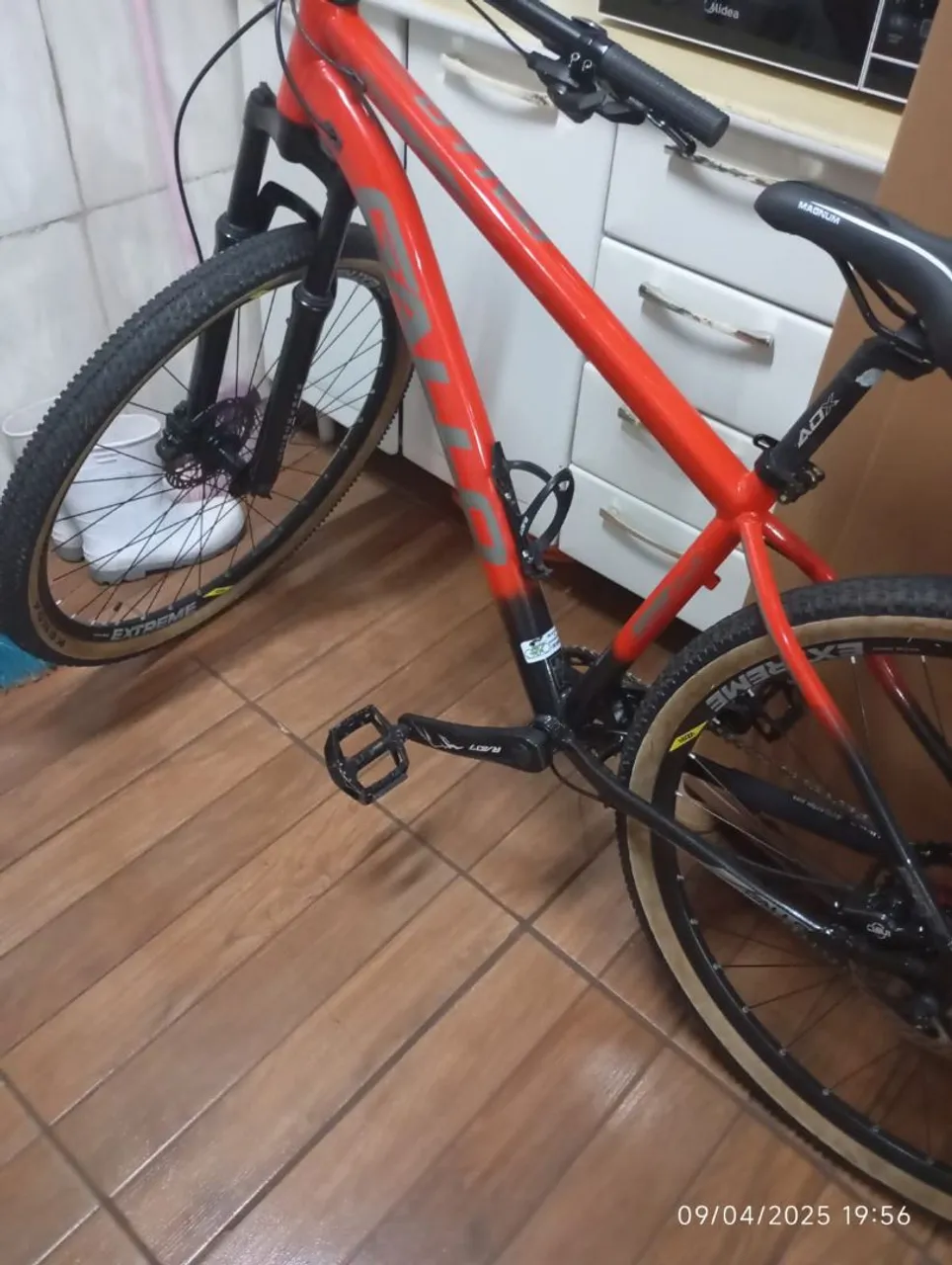 Bicicleta Aro 29 Gallo Vermelha - Ótimo Estado