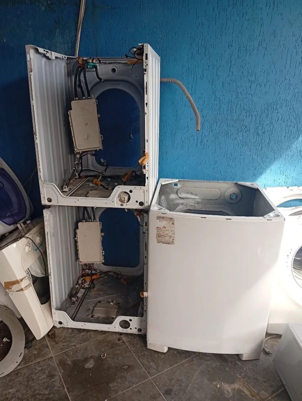 Lava e seca  duto frontal interfece 
