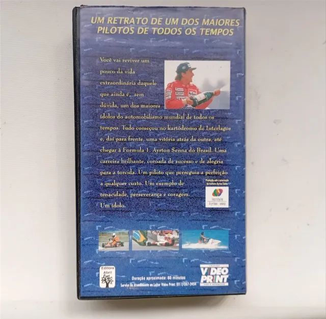 FITA VHS AYRTON SENNA ORIGINAL - Foto 3