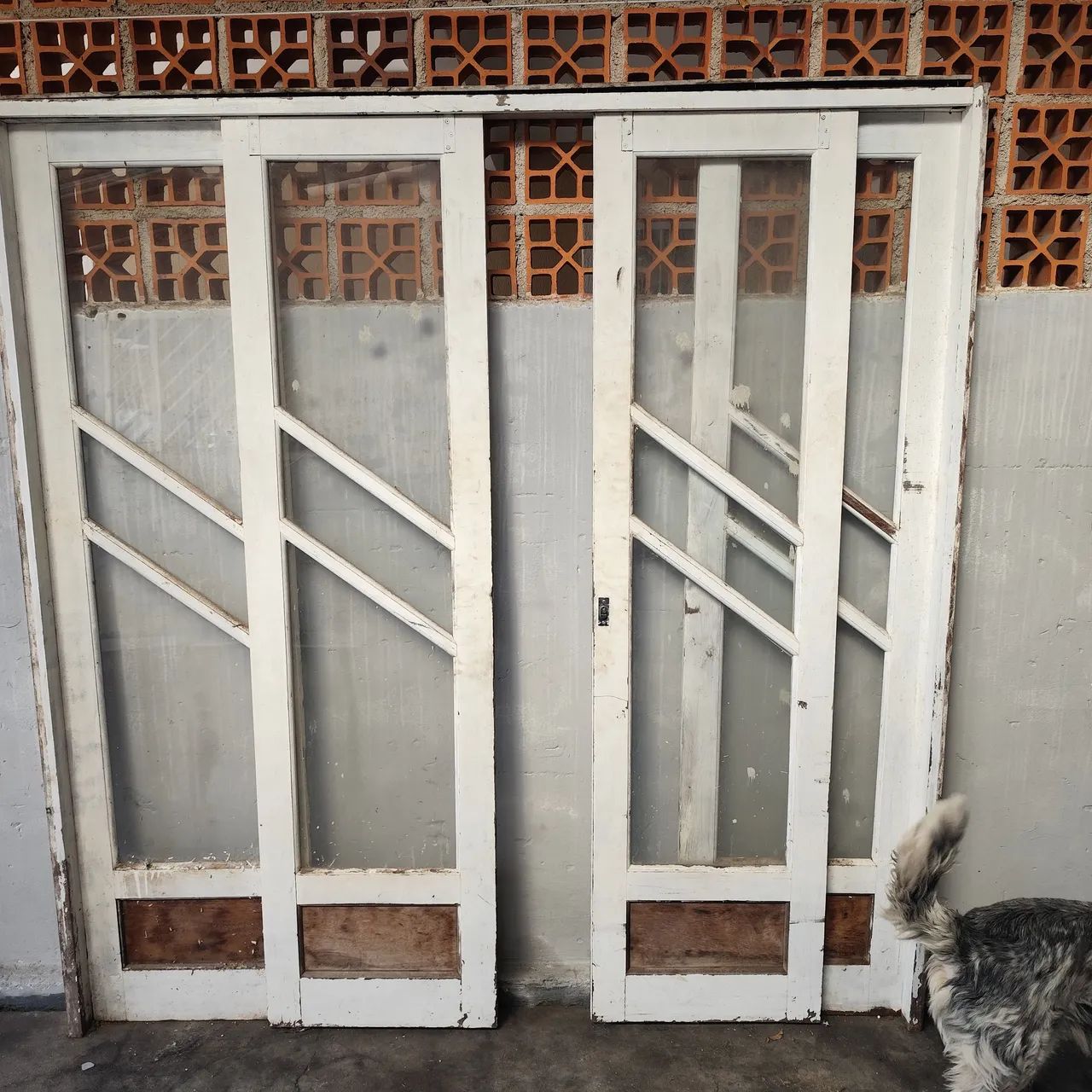 Porta de madeira com vidro - Foto 2