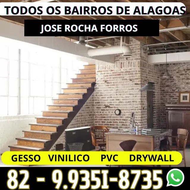 FORRO DE PVC, DRYWALL E GESSO - INSTALAÇÃO EM MACEIÓ