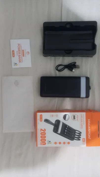 Vende-se,Carregador portátil de 20000mAh novo