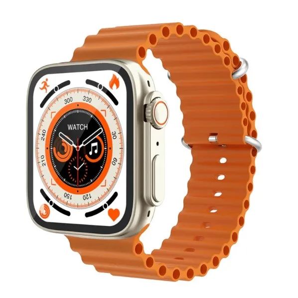 Promoção - Smartwatch 8 Ultra 45mm Laranja Faz e Recebe Ligações  - Fazemos Entrega - Foto 2