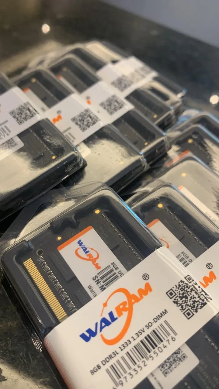 Memória DDR3 PC3L 8GB Notebook.