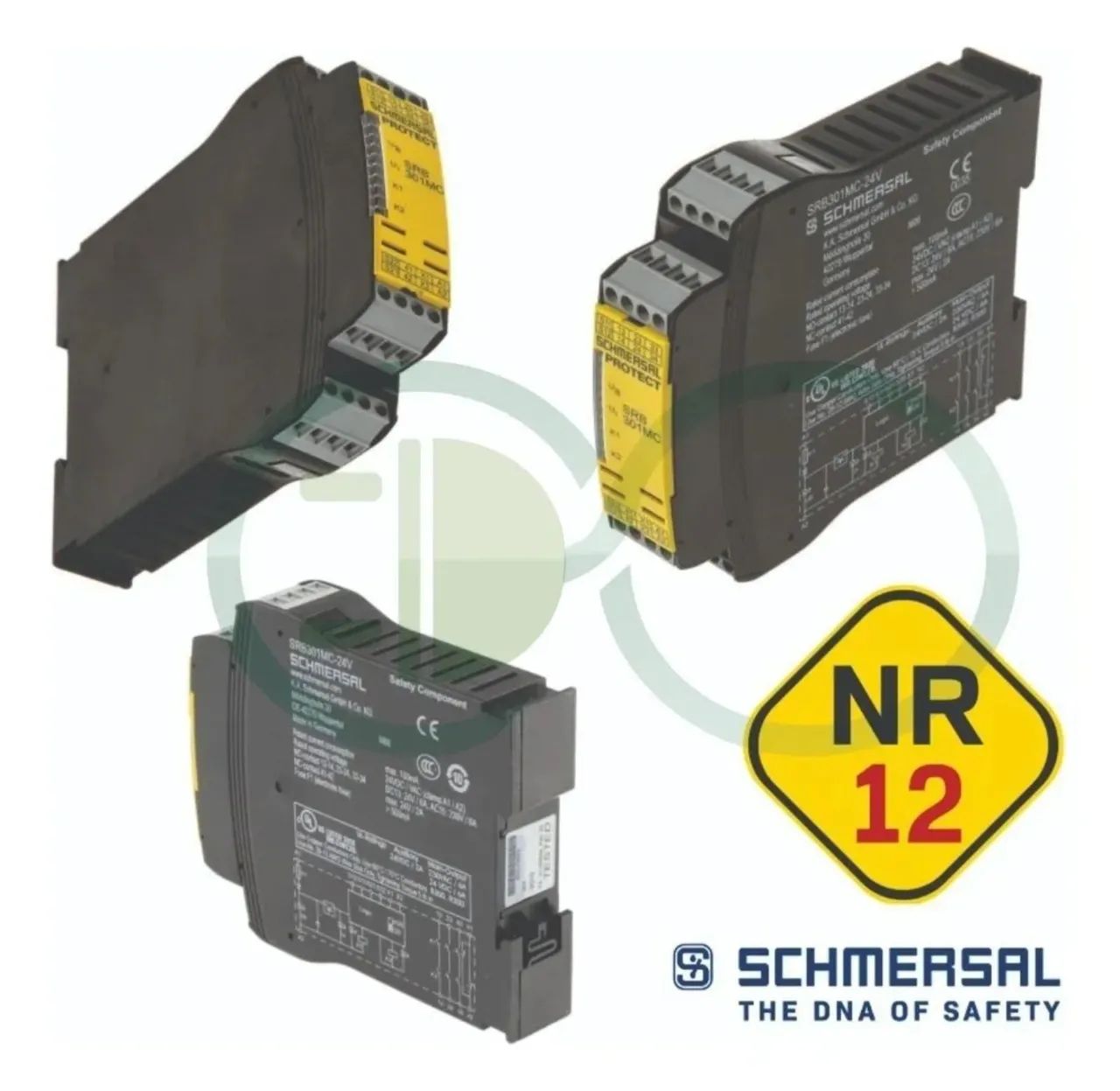 Módulo Relé de Segurança SCHMERSAL SRB 301MC-24V  - Foto 2