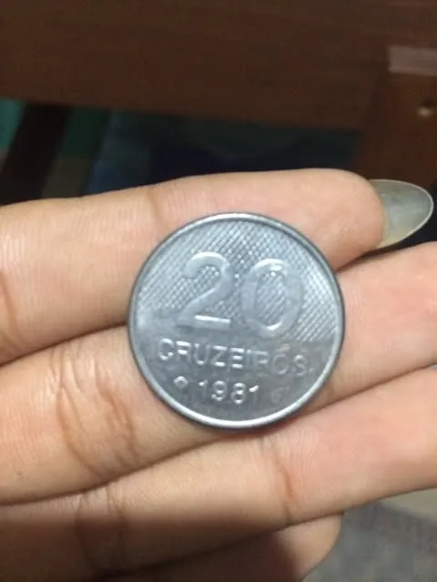 moeda de 20 cruzeiros de 1981