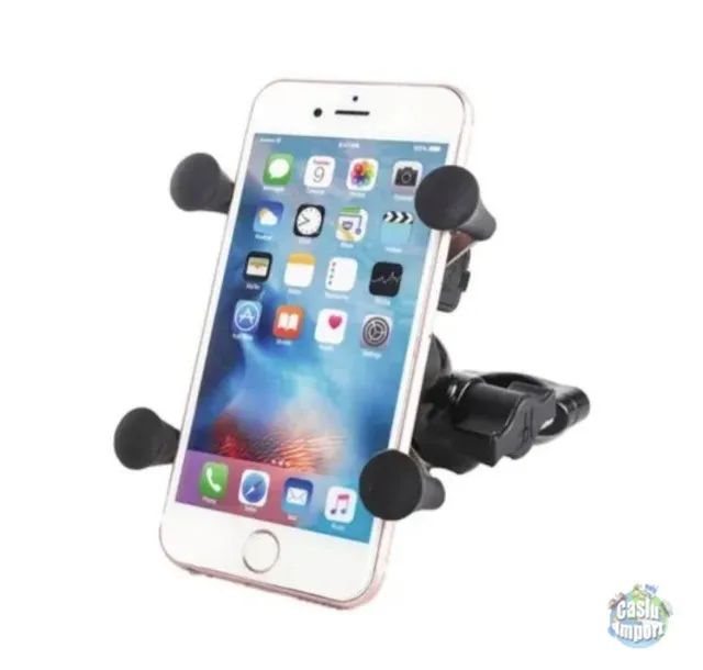 Suporte Garra Celular Para Motos Universal Com Carregador Usb - Foto 4