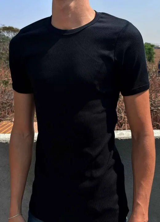 Camiseta Canelada Malha Ribana