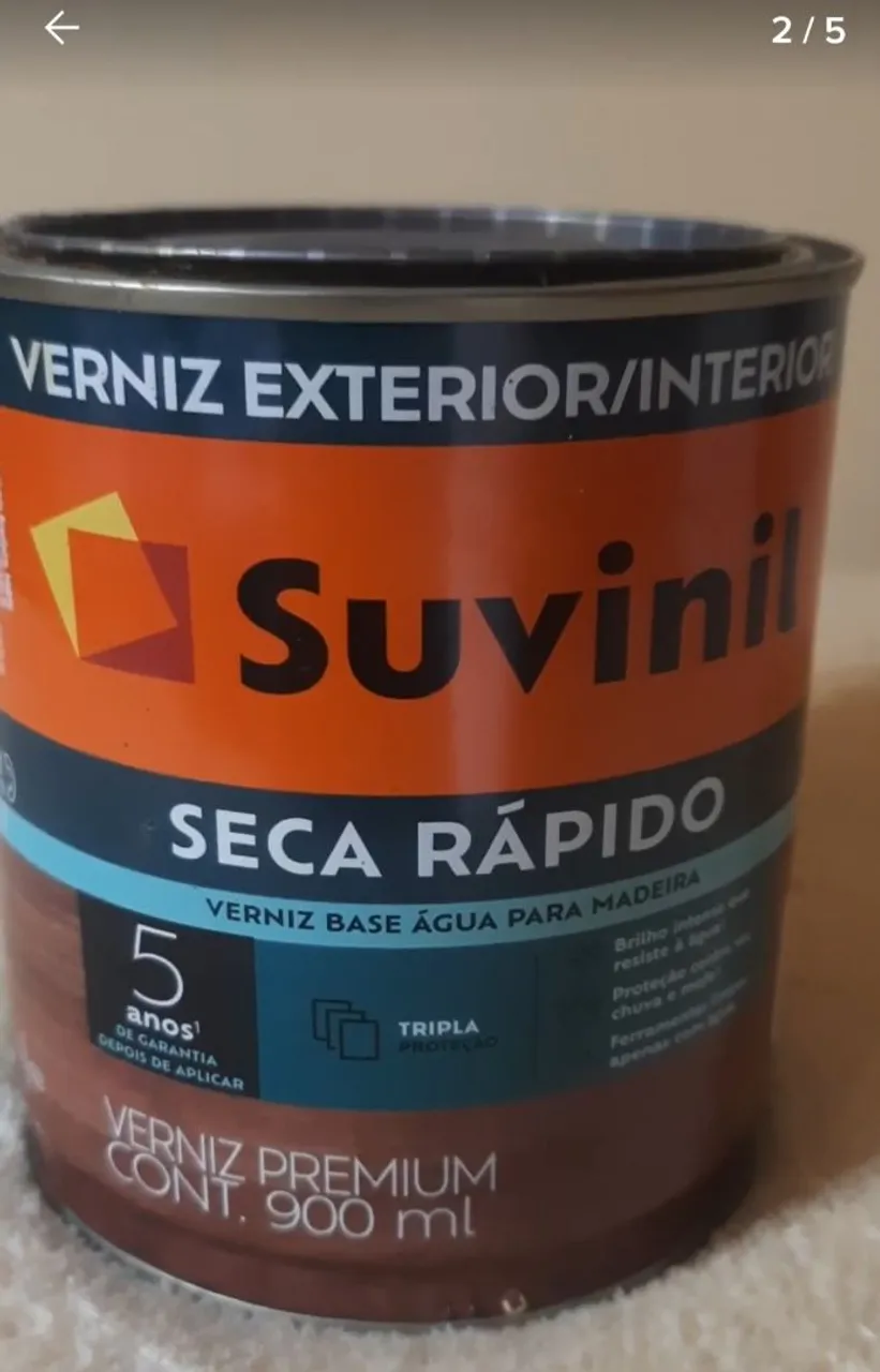 Verniz Suvinil Seca Rápido 900ml