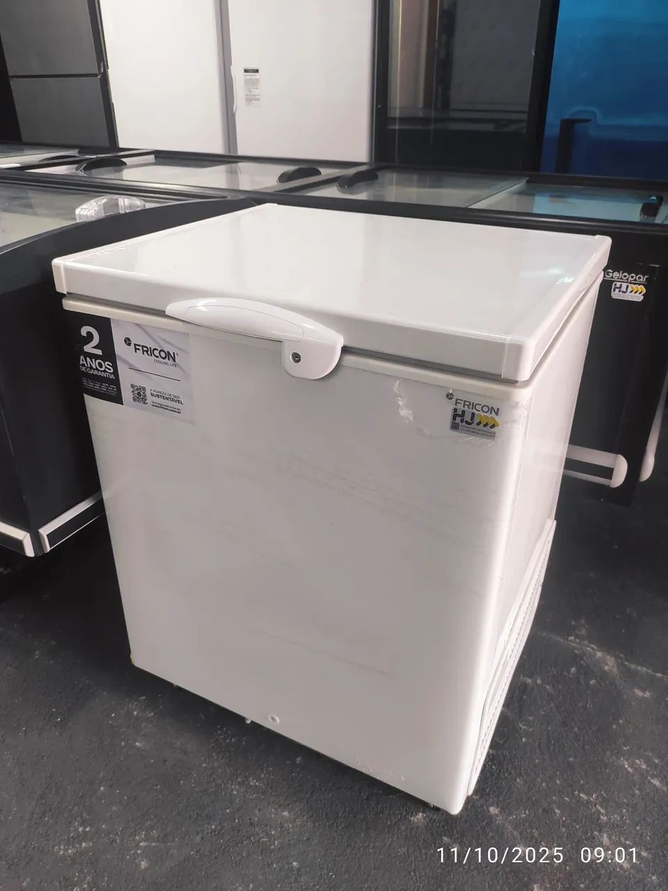 Bh freezer horizontal tampa cega novo  - Foto 2