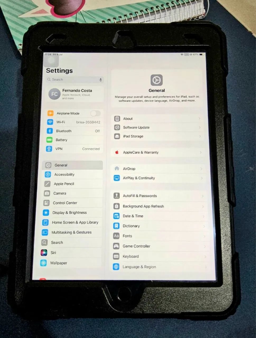 iPad 9* Tablet Tab Apple, Tela Retina - 256GB - Wi-Fi - Foto 4