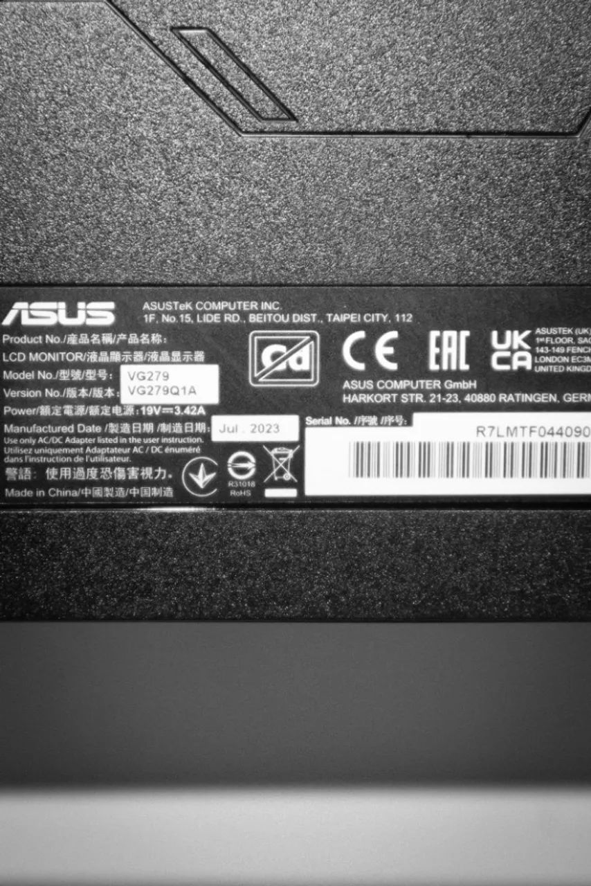 MONITOR ASUS TUF GAMING 27 POLEGADAS 165HZ COM DISPLAY QUEIMADO - Foto 5