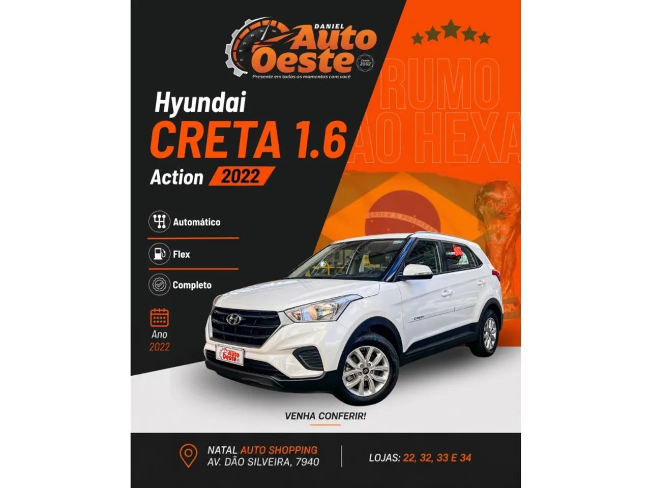 Hyundai Creta Creta Action 1.6 16V Flex Aut. 2022