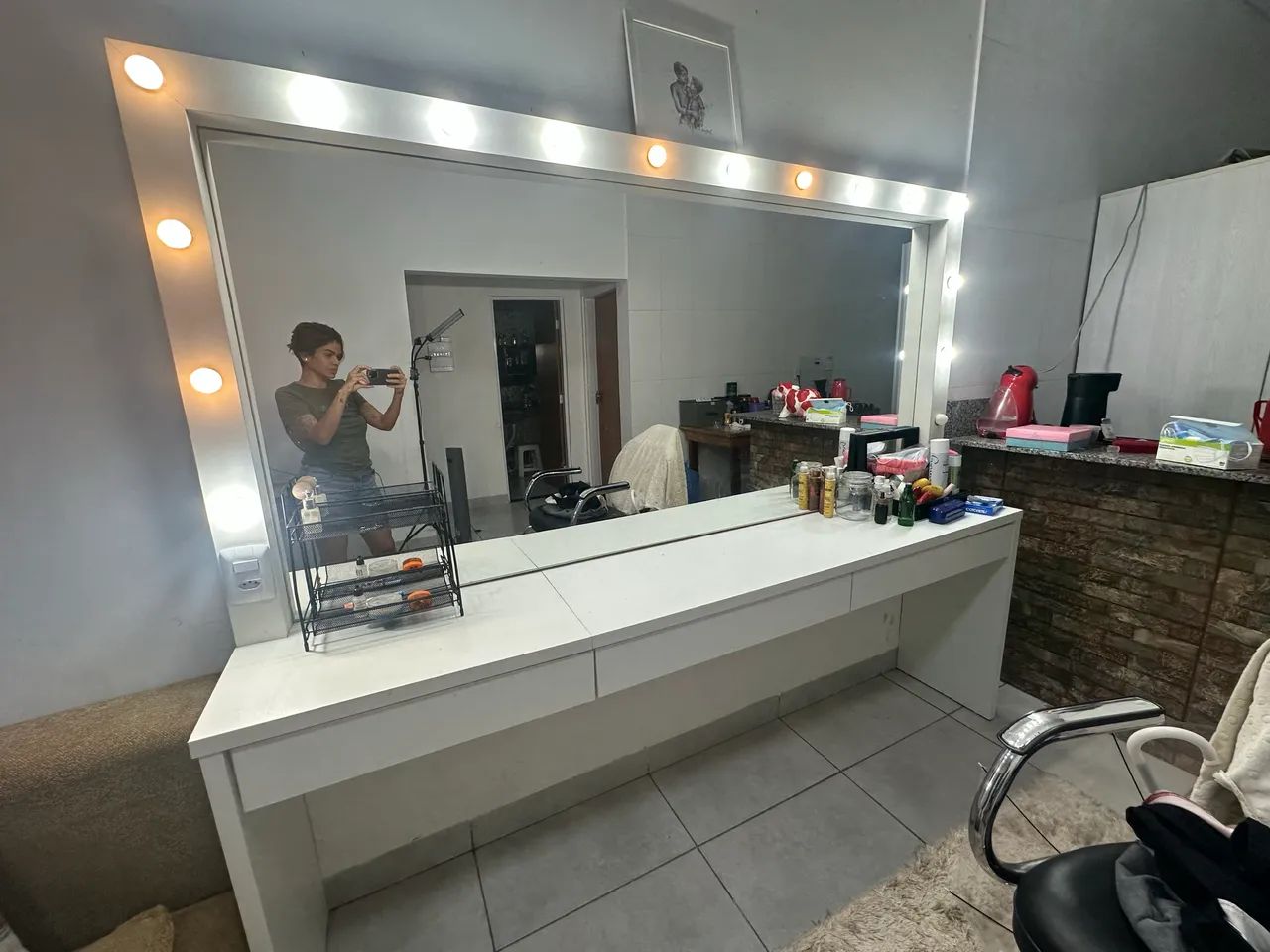Camarim de maquiagem 