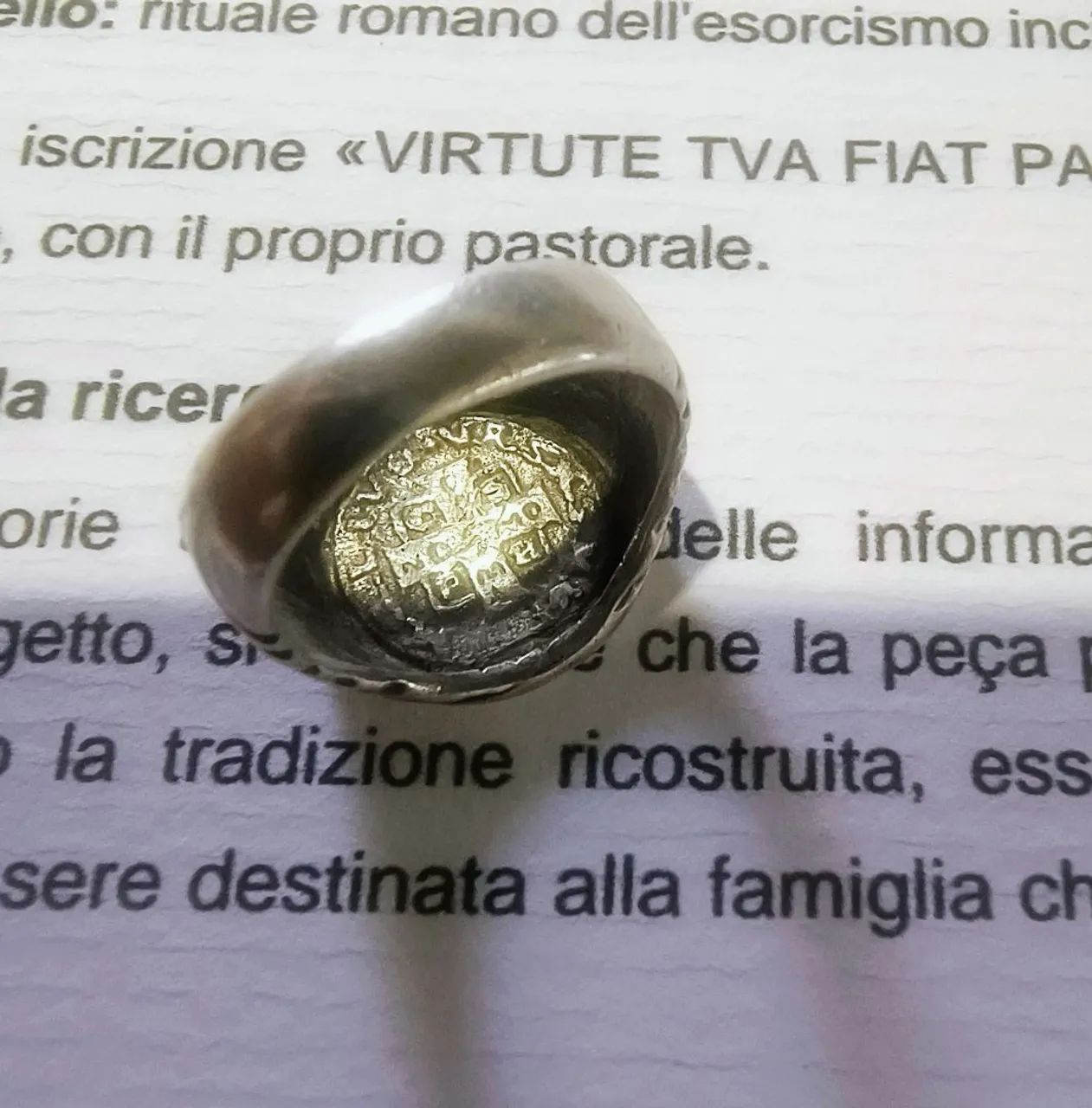 Anel Sinete Século XVII - Foto 2
