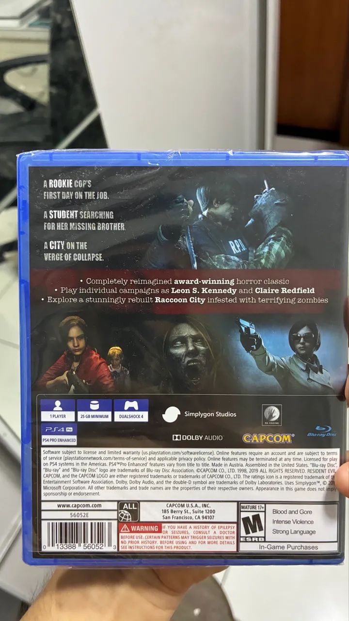 Resident evil 2 remake lacrado  - Foto 2