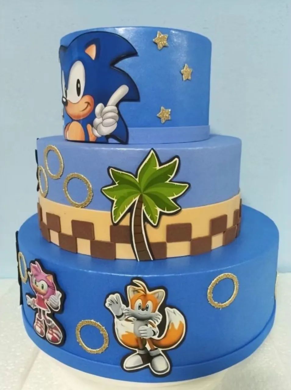 Bolo fake Sonic  - Foto 2