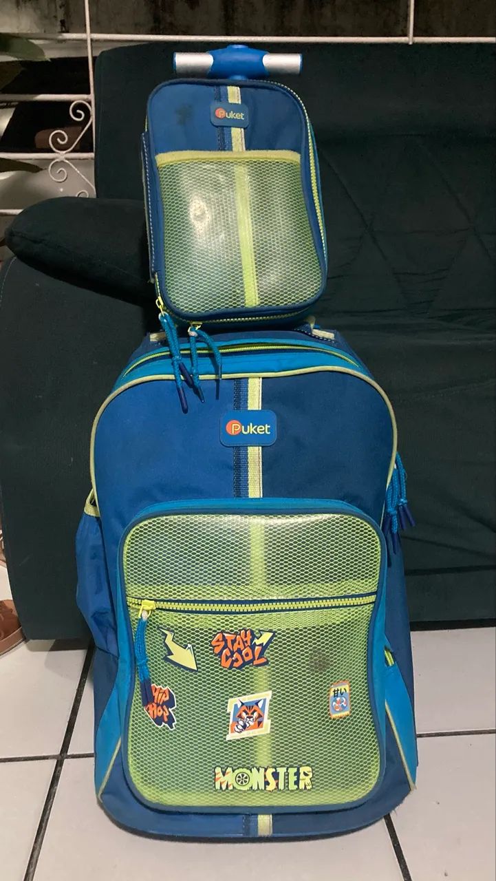 Mochila e estojo Puket 