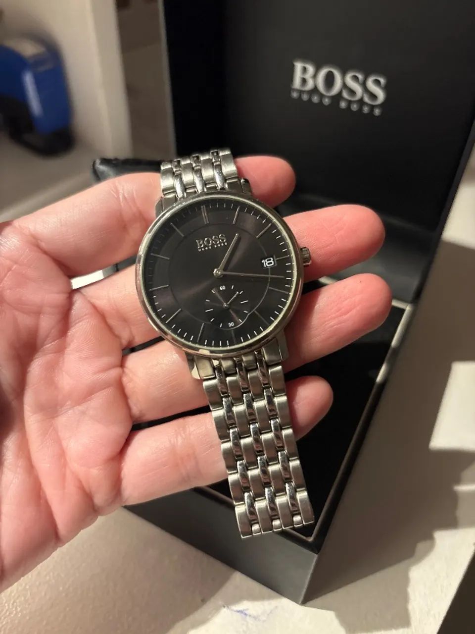 Hugo Boss 1513641 40mm Original - Impecável - Foto 5