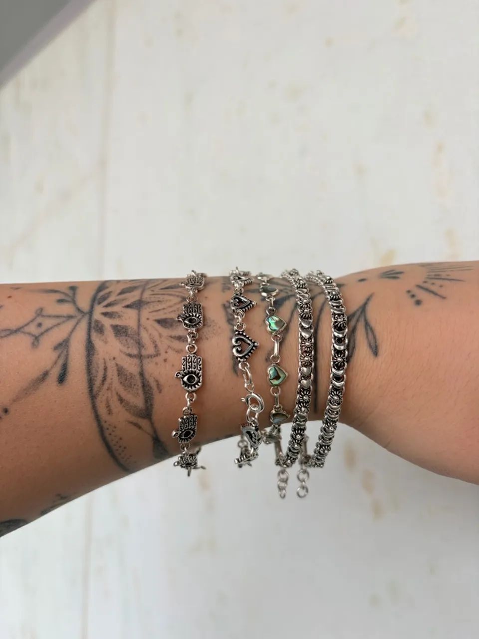 kit pulseiras em prata 925 - Foto 3