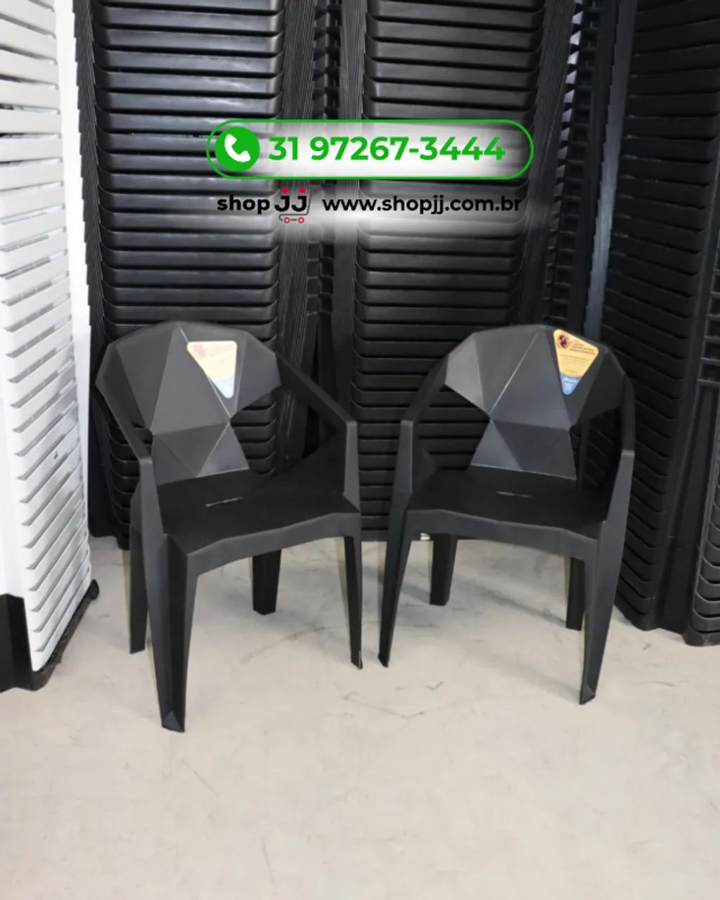 kit com 2 poltronas DIAMOND 182KG